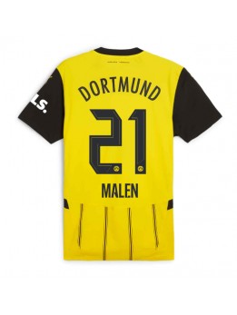 Borussia Dortmund Donyell Malen #21 Domaci Dres 2024-25 Kratak Rukavima